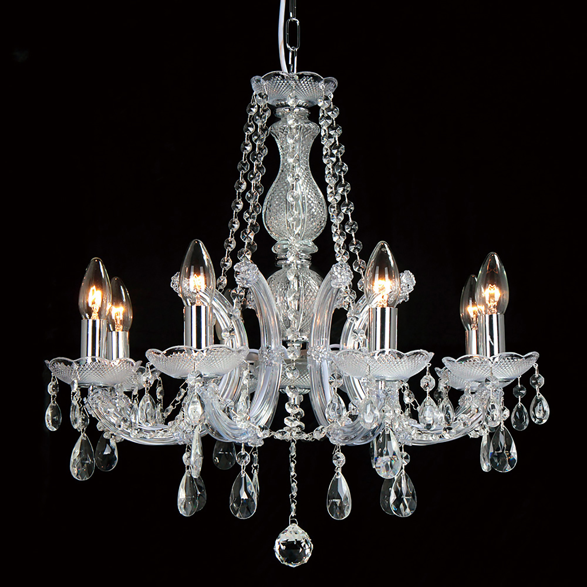 Gabrielle Crystal Ceiling Lights Deco Multi Arm Crystal Fittings